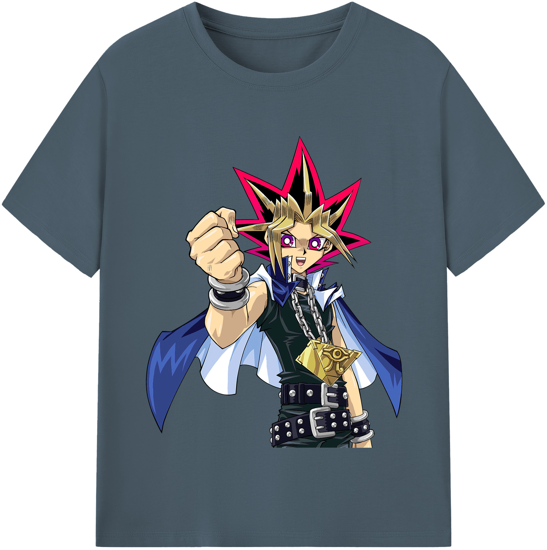 （画像用） 遊☆戯☆王 Yu-Gi-Oh! 綿100％半袖Tシャツ（フロントプリント）